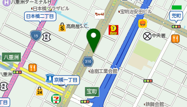 パーキングメーター (東京都中央区日本橋周辺)の地図画像
