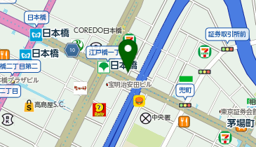 パーキングメーター (東京都中央区日本橋周辺)の地図画像