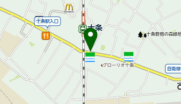 パーキングメーター (東京都北区上十条周辺)の地図画像