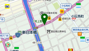パーキングメーター (東京都中央区日本橋本町周辺)の地図画像