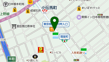 パーキングメーター (東京都中央区日本橋堀留町周辺)の地図画像
