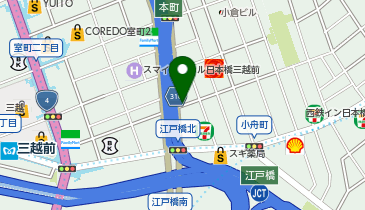 パーキングメーター (東京都中央区日本橋本町周辺)の地図画像
