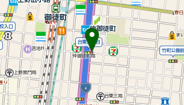 パーキングメーター (東京都台東区台東周辺)の地図画像