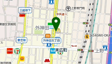 パーキングメーター (東京都千代田区外神田周辺)の地図画像