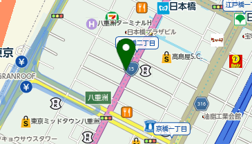 パーキングメーター (東京都中央区日本橋周辺)の地図画像