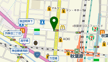 パーキングメーター (東京都千代田区外神田周辺)の地図画像