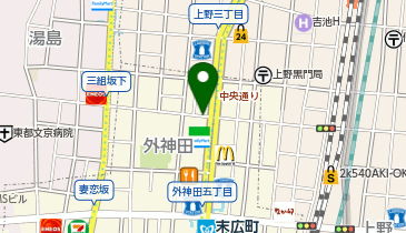 パーキングメーター (東京都千代田区外神田周辺)の地図画像