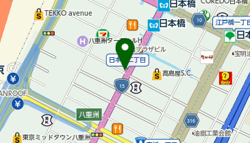 パーキングメーター (東京都中央区日本橋周辺)の地図画像