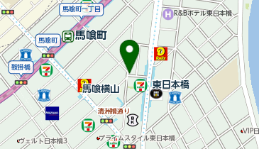 パーキングメーター (東京都中央区東日本橋周辺)の地図画像