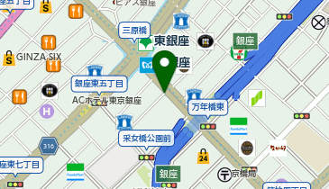 パーキングメーター (東京都中央区銀座周辺)の地図画像