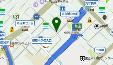 パーキングメーター (東京都中央区銀座周辺)の地図画像