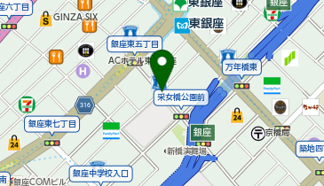 パーキングメーター (東京都中央区銀座周辺)の地図画像