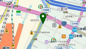 パーキングメーター (東京都中央区八重洲周辺)の地図画像