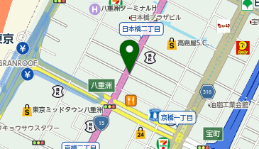 パーキングメーター (東京都中央区日本橋周辺)の地図画像