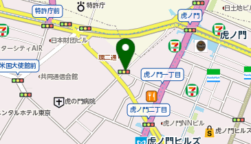 パーキングメーター (東京都港区虎ノ門周辺)の地図画像