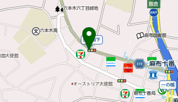 パーキングメーター (東京都港区麻布十番周辺)の地図画像