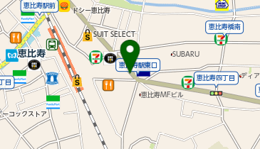 パーキングメーター (東京都渋谷区恵比寿周辺)の地図画像