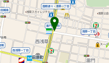 パーキングメーター (東京都台東区浅草周辺)の地図画像