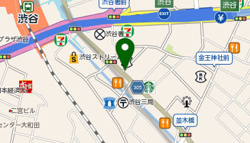 パーキングメーター (東京都渋谷区渋谷周辺)の地図画像