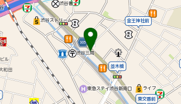 パーキングメーター (東京都渋谷区渋谷周辺)の地図画像
