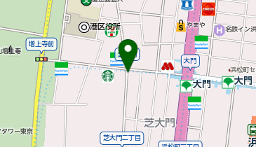 パーキングメーター (東京都港区芝公園周辺)の地図画像