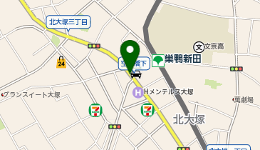 パーキングメーター (東京都豊島区北大塚周辺)の地図画像