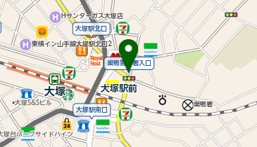 パーキングメーター (東京都豊島区北大塚周辺)の地図画像