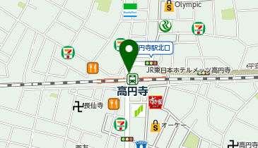 パーキングメーター (東京都杉並区高円寺北周辺)の地図画像