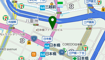 パーキングメーター (東京都中央区日本橋周辺)の地図画像