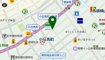 パーキングメーター (東京都中央区日本橋大伝馬町周辺)の地図画像