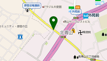 パーキングメーター (東京都港区北青山周辺)の地図画像