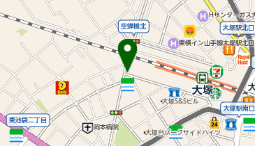 パーキングメーター (東京都豊島区南大塚周辺)の地図画像