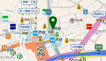 パーキングメーター (東京都渋谷区渋谷周辺)の地図画像