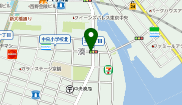 パーキングメーター (東京都中央区湊周辺)の地図画像