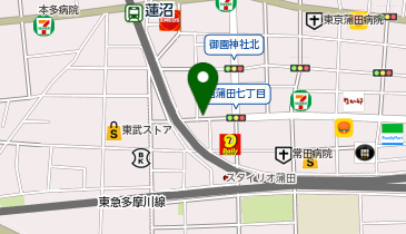 パーキングメーター (東京都大田区西蒲田周辺)の地図画像