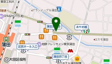 パーキングメーター (東京都大田区蒲田周辺)の地図画像