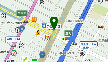 パーキングメーター (東京都中央区日本橋周辺)の地図画像