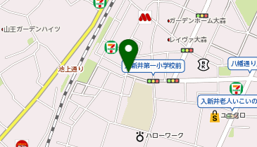 パーキングメーター (東京都大田区大森北周辺)の地図画像