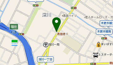 パーキングメーター (東京都江東区深川周辺)の地図画像