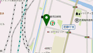 パーキングメーター (東京都港区芝浦周辺)の地図画像