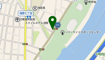 パーキングメーター (東京都台東区今戸周辺)の地図画像