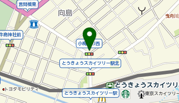 パーキングメーター (東京都墨田区向島周辺)の地図画像