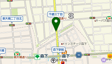 パーキングメーター (東京都墨田区千歳周辺)の地図画像