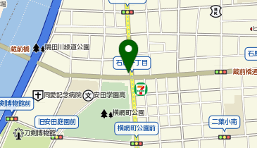 パーキングメーター (東京都墨田区横網周辺)の地図画像