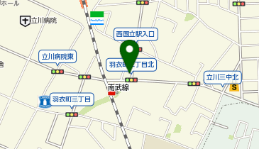 パーキングメーター (東京都立川市羽衣町周辺)の地図画像