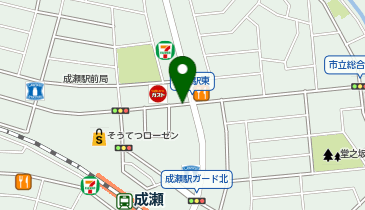 パーキングメーター (東京都町田市南成瀬周辺)の地図画像