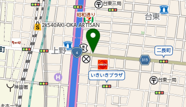 パーキングメーター (東京都台東区台東周辺)の地図画像