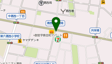 パーキングメーター (東京都江戸川区中葛西周辺)の地図画像