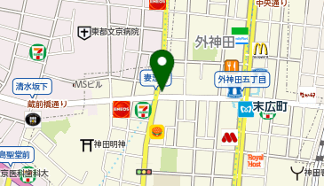 パーキングメーター (東京都千代田区外神田周辺)の地図画像