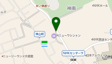 パーキングメーター (東京都渋谷区神南周辺)の地図画像